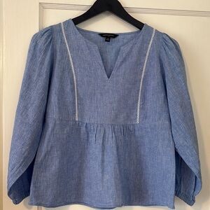 Banana Republic light blue Linen tunic, XS